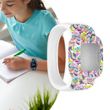 Maxbell Children Silicone Band Strap Belt Fit for GarminFit JR3 Facial Makeup