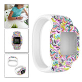 Maxbell Children Silicone Band Strap Belt Fit for GarminFit JR3 Facial Makeup