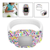 Maxbell Children Silicone Band Strap Belt Fit for GarminFit JR3 Facial Makeup