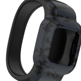 Maxbell Children Silicone Band Strap Belt Fit for GarminFit JR3 Camouflage Grey