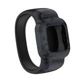 Maxbell Children Silicone Band Strap Belt Fit for GarminFit JR3 Camouflage Grey