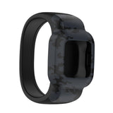 Maxbell Children Silicone Band Strap Belt Fit for GarminFit JR3 Camouflage Grey