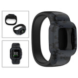 Maxbell Children Silicone Band Strap Belt Fit for GarminFit JR3 Camouflage Grey