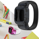 Maxbell Children Silicone Band Strap Belt Fit for GarminFit JR3 Camouflage Grey