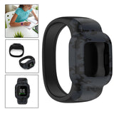 Maxbell Children Silicone Band Strap Belt Fit for GarminFit JR3 Camouflage Grey