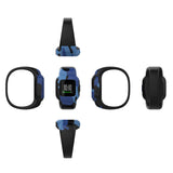 Maxbell Children Silicone Band Strap Belt Fit for GarminFit JR3 Camouflage Blue