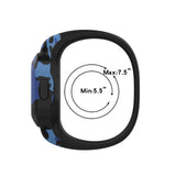 Maxbell Children Silicone Band Strap Belt Fit for GarminFit JR3 Camouflage Blue