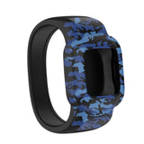 Maxbell Children Silicone Band Strap Belt Fit for GarminFit JR3 Camouflage Blue