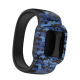Maxbell Children Silicone Band Strap Belt Fit for GarminFit JR3 Camouflage Blue