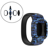 Maxbell Children Silicone Band Strap Belt Fit for GarminFit JR3 Camouflage Blue