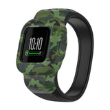 Maxbell Children Silicone Band Strap Belt Fit for GarminFit JR3 Camouflage Green