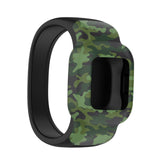 Maxbell Children Silicone Band Strap Belt Fit for GarminFit JR3 Camouflage Green