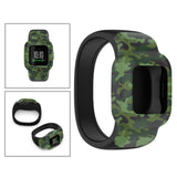 Maxbell Children Silicone Band Strap Belt Fit for GarminFit JR3 Camouflage Green