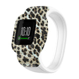 Maxbell Children Silicone Band Strap Belt Fit for GarminFit JR3 Leopard