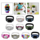 Maxbell Children Silicone Band Strap Belt Fit for GarminFit JR3 Leopard
