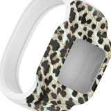 Maxbell Children Silicone Band Strap Belt Fit for GarminFit JR3 Leopard
