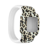 Maxbell Children Silicone Band Strap Belt Fit for GarminFit JR3 Leopard