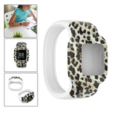 Maxbell Children Silicone Band Strap Belt Fit for GarminFit JR3 Leopard