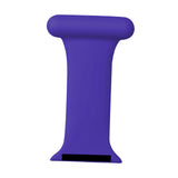 Maxbell Nurses Brooch Pin Silicone Band Strap for iWatch 4 5 6 Purple 42 or 44mm