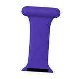 Maxbell Nurses Brooch Pin Silicone Band Strap for iWatch 4 5 6 Purple 42 or 44mm