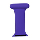 Maxbell Nurses Brooch Pin Silicone Band Strap for iWatch 4 5 6 Purple 42 or 44mm