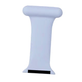 Maxbell Nurses Brooch Pin Silicone Band Strap for iWatch 4 5 6 Sky Blue 38 or 40mm