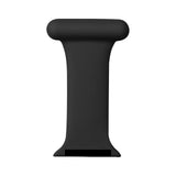 Maxbell Nurses Brooch Pin Silicone Band Strap for iWatch 4 5 6 Black 42 or 44mm