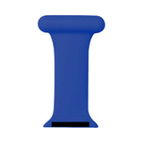 Maxbell Nurses Brooch Pin Silicone Band Strap for iWatch 4 5 6 Blue 38 or 40mm