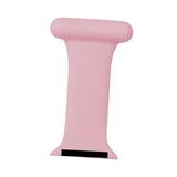 Maxbell Nurses Brooch Pin Silicone Band Strap for iWatch 4 5 6 Pink 42 or 44mm