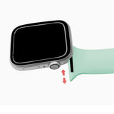 Maxbell Nurse Brooch Pin Silicone Band Watch Strap Fit for iWatch 4 5 6 A 42 or 44mm