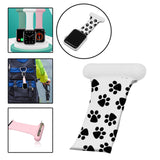 Maxbell Nurse Brooch Pin Silicone Band Watch Strap Fit for iWatch 4 5 6 B 42 or 44mm