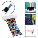 Maxbell Nurse Brooch Pin Silicone Band Watch Strap Fit for iWatch 4 5 6 C 38 or 40mm
