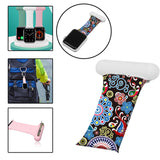 Maxbell Nurse Brooch Pin Silicone Band Watch Strap Fit for iWatch 4 5 6 C 42 or 44mm