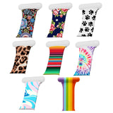 Maxbell Nurse Brooch Pin Silicone Band Watch Strap Fit for iWatch 4 5 6 E 38 or 40mm