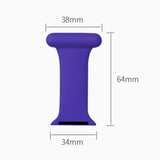 Maxbell Nurse Brooch Pin Silicone Band Watch Strap Fit for iWatch 4 5 6 E 38 or 40mm