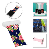 Maxbell Nurse Brooch Pin Silicone Band Watch Strap Fit for iWatch 4 5 6 E 38 or 40mm