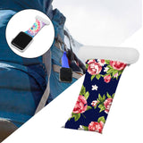 Maxbell Nurse Brooch Pin Silicone Band Watch Strap Fit for iWatch 4 5 6 E 38 or 40mm