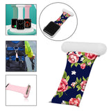 Maxbell Nurse Brooch Pin Silicone Band Watch Strap Fit for iWatch 4 5 6 E 38 or 40mm