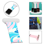Maxbell Nurse Brooch Pin Silicone Band Watch Strap Fit for iWatch 4 5 6 G 42 or 44mm