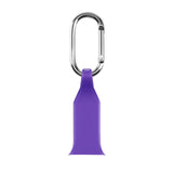 Maxbell Nurse Carabiner Silicone Band Strap Fit for iWatch 4 5 6 Purple 42 or 44mm