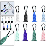 Maxbell Nurse Carabiner Silicone Band Strap Fits for iWatch Green 38 or 40mm