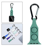 Maxbell Nurse Carabiner Silicone Band Strap Fits for iWatch Green 38 or 40mm