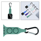Maxbell Nurse Carabiner Silicone Band Strap Fits for iWatch Green 38 or 40mm