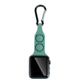 Maxbell Nurse Carabiner Silicone Band Strap Fits for iWatch Green 42 or 44mm