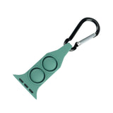 Maxbell Nurse Carabiner Silicone Band Strap Fits for iWatch Green 42 or 44mm