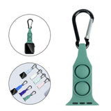 Maxbell Nurse Carabiner Silicone Band Strap Fits for iWatch Green 42 or 44mm
