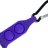 Maxbell Nurse Carabiner Silicone Band Strap Fits for iWatch Purple 38 or 40mm