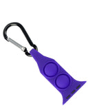 Maxbell Nurse Carabiner Silicone Band Strap Fits for iWatch Purple 42 or 44mm