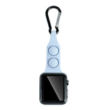 Maxbell Nurse Carabiner Silicone Band Strap Fits for iWatch Sky Blue 38 or 40mm