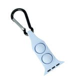 Maxbell Nurse Carabiner Silicone Band Strap Fits for iWatch Sky Blue 38 or 40mm